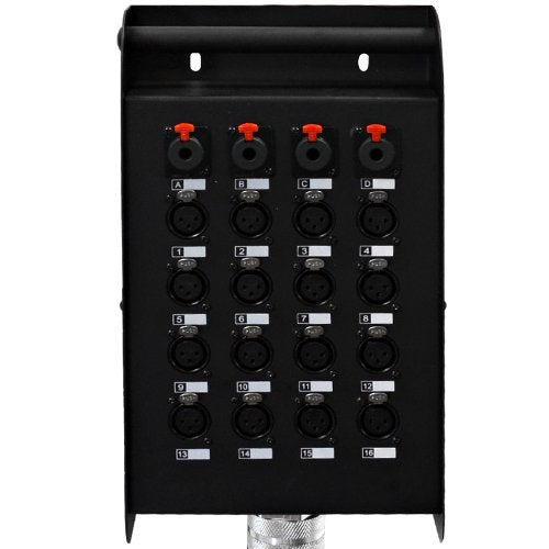 Seismic Audio - Sajt-16X4X100 - 16 Channel 100' Xlr Snake Cable With 4 Channel 1/4'' Returns