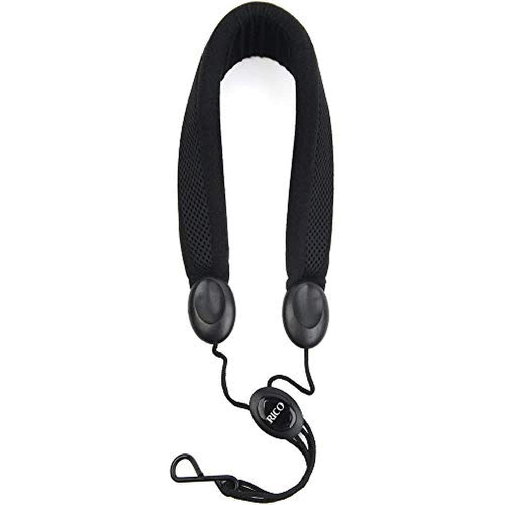 DAddario Saxophone Neck Strap - For Alto Saxophone & Soprano Saxophone - Padded Sax Neck Strap - Metal Hook