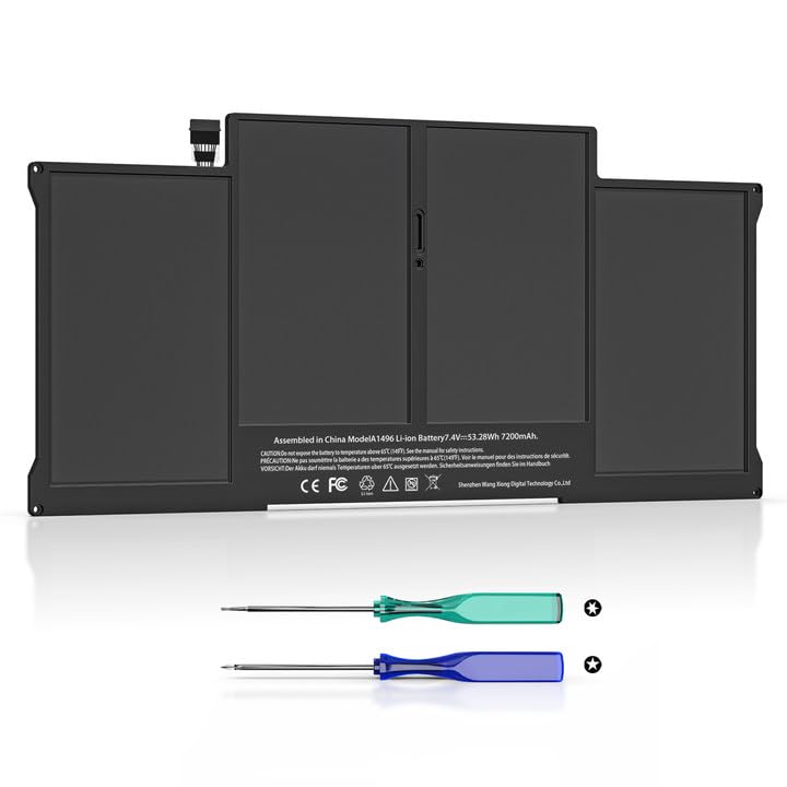 YUERYE A1466 Battery Compatible with MacBook Air 13 inch A1466(Mid 2012, Mid 2013, Early 2014, Early 2015,2017) A1369(Late 2010,