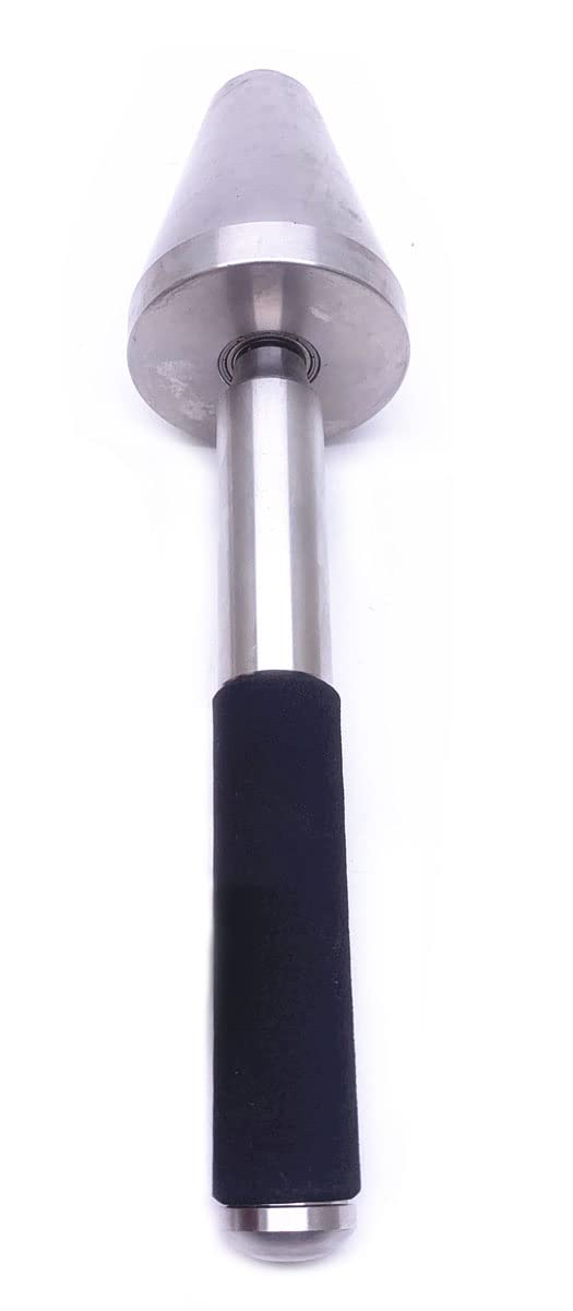 Jiayouy 9.5'' Long Heavy Metal Bell Mouth Truing Tool Dent Remover Roller For Brass Wind Instruments Horn Trumpet Trombone