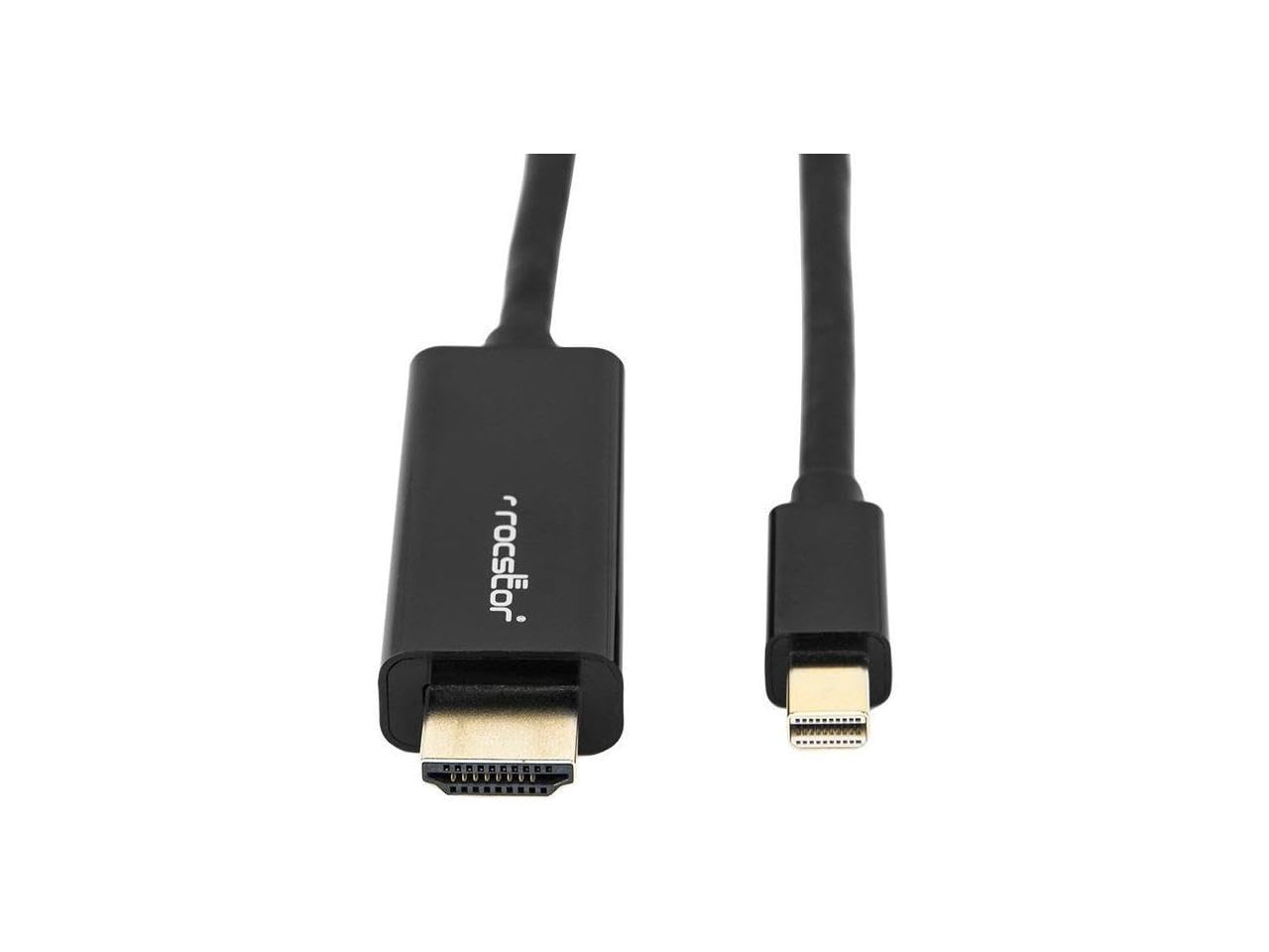 Premium 10 Ft (3M) Mini Displayport To Hdmi Cable - 4K/2K @60Hz - Gold Plated -