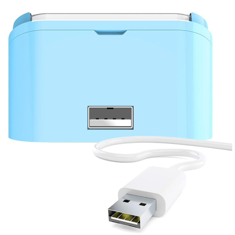 Dock Compatible With Square Reader 2Nd Generation, Square Card Reader Stand Holder, Anti Sleep Button, One Click To Turn On, Blu