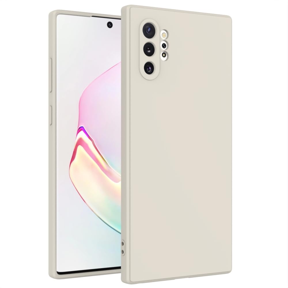 Wogroo For Samsung Galaxy Note 10 Plus Case White, Scratch Resistant With Soft Touch, Slim Thin Phone Cover For Samsung Galaxy N