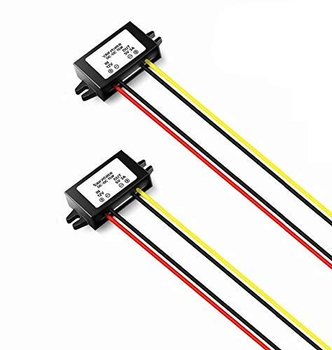 Magnolian 2 Pack Car Led Display Power Supply 12V To 5V 3A Dc/Dc Buck Converter Module