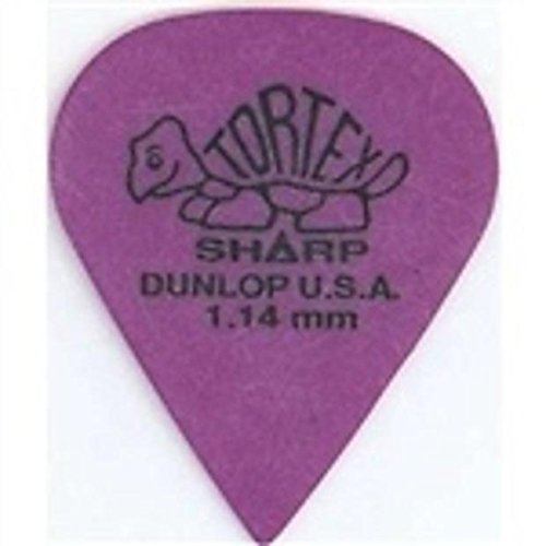 Dunlop Dunlop Tortex Sharp 1.14 Guitar Picks  12 Pack (412P1.14)