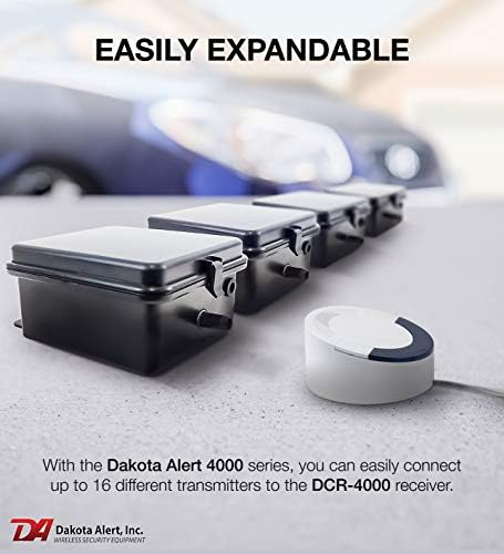 Dakota Alert Wireless Receiver  Dcr 4000 Up To 1 Mile Operating Range   Compatible With All Dakota Alert 4000 Series Sensors: Sbb 4000, Dcht 4000, Dcmt 4000, Dcpt 4000, And Ut 4000 Transmitters