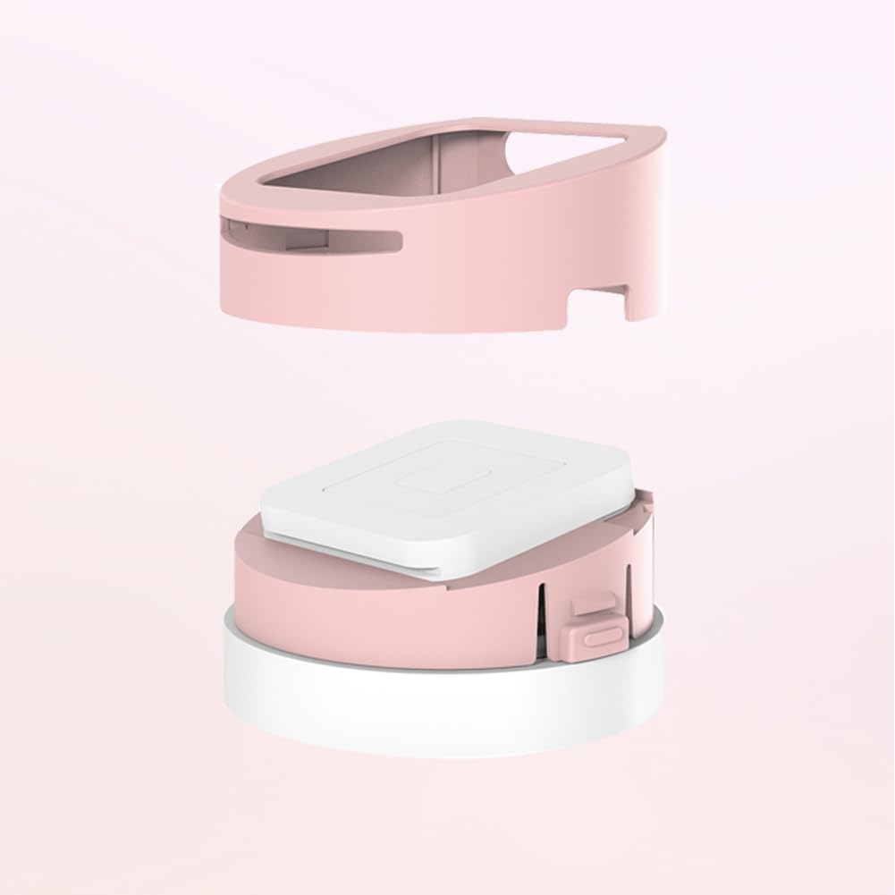 Miragecover Dock For Square Reader   Compatible With 1St And 2Nd Generation Square Reader, Elegant White Case, Anti Sleep Featur