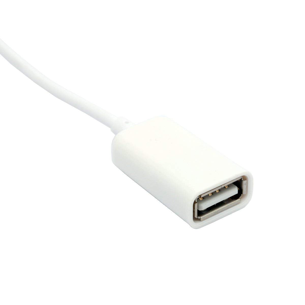 3.5Mm Male Aux Audio To Usb 2.0 Female Cable Cord For Car Mp3