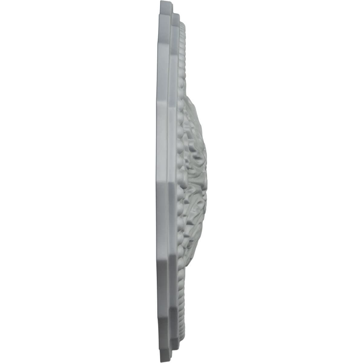 Ekena Millwork Cm16Ox Oxford Ceiling Medallion, 16 7/8'' W X 11 3/4'' H X 1 1/2'' P, Factory Primed