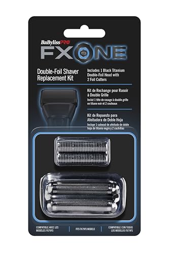 Babylisspro Fxone Blackfx Double Foil Shaver Replacement Head Black