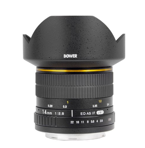 Bower Sly1428N Ultra Wide Angle 14Mm F/2.8 Fisheye Lens For Nikon