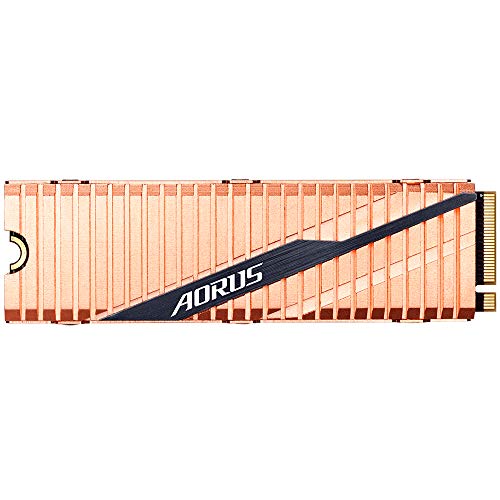 Gigabyte Aorus Nvme Gen4 M.2 1Tb Pci Express 4.0 Interface High Performance Gaming, Full Body Copper Heat Spreader, Toshiba 3D N