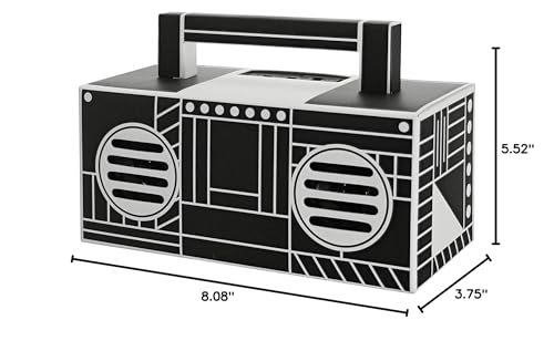 Qfx Bt 41 Boom Bluetooth Streaming Tws Ready Lightshow Speaker (Black)