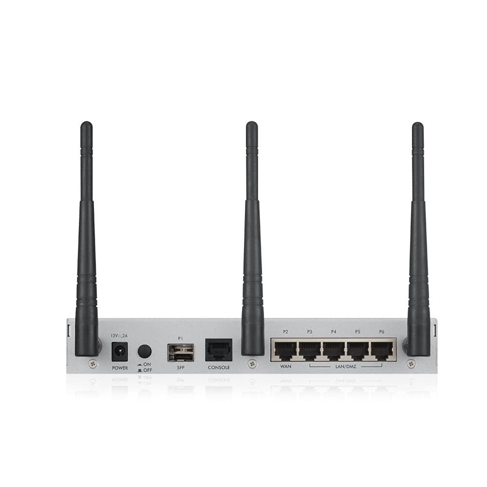 Zyxel Next Generation Vpn Firewall With 1 Wan, 1 Sfp, 4 Lan/Dmz Gigabit Ports And 802.11Ac/N Wifi [Usg20W-Vpn]