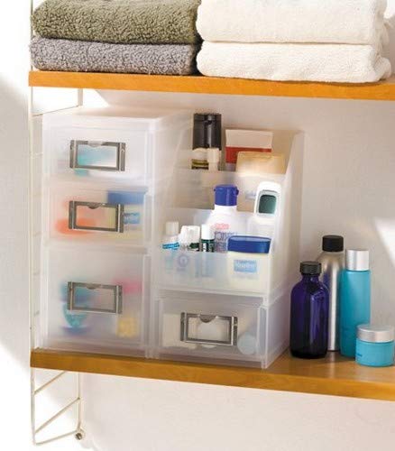 Like It Mx 16 Desktop Organizer, 5.71'' X 7.91'' X 3.62'', Translucent White, 342 Grams