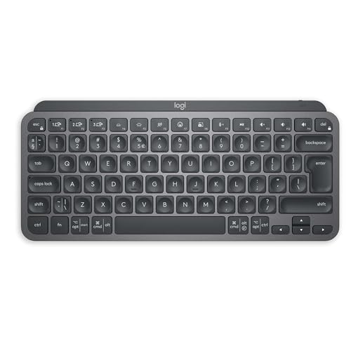 Logitech Mx Keys Mini Minimalist Wireless Illuminated Keyboard, Compact, Bluetooth, Backlit, UsbC, Compatible With Apple Macos,