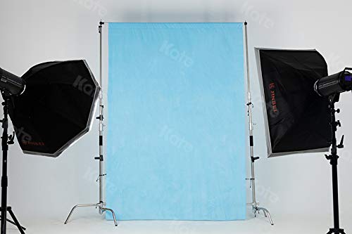 Kate 8Ft  10Ft Solid Light Blue Backdrop Portrait Photography Background For Photography Studio Children And Headshots Sky Blue