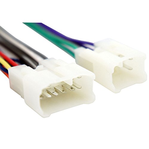 Harmony Audio Ha 40Lx11 Compatible With Fits Toyota Camry 2012 14 Aftermarket Radio Antenna Adapter, Met13 99 8232B Iso Single/Double Din Dash Installation Kit And Ha 701761 Aftermarket Radio Harness