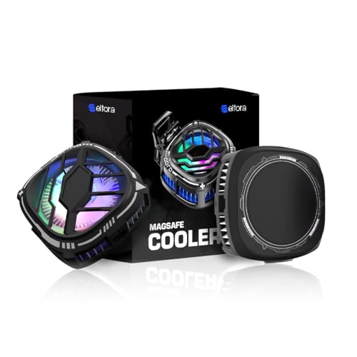Elfora Magnetic Mobile Cooler | Mobile Cooler for Gaming| Instant Cooling with Advanced Cooling Chip Compatible with iPhones & A