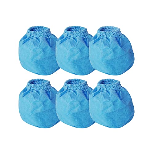 Smilefil Vrc2 Cloth Filter Replacements For Vacmaster 1.5 To 3.2 Gallon Wet/Dry Vacuums, 6 Pack