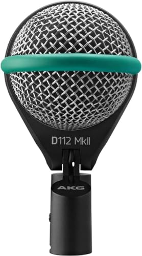 Akg Pro Audio D112 Mkii Bass Drum Microphone,Black, 7.87 X 3.94 X 9.06 Inches