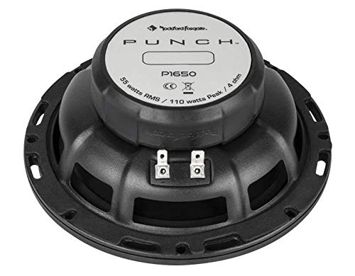 4 New Rockford Fosgate P1650 6.5' 2 Way Full Range Car Audio Coaxial Speakers