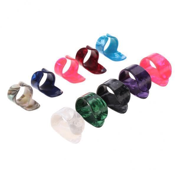 Loom Tree 2X1 Pack Guitar Finger Thumb Picks Plectrums Nail Celluloid | Picks | Parts & Accessories | Guitars & Basses