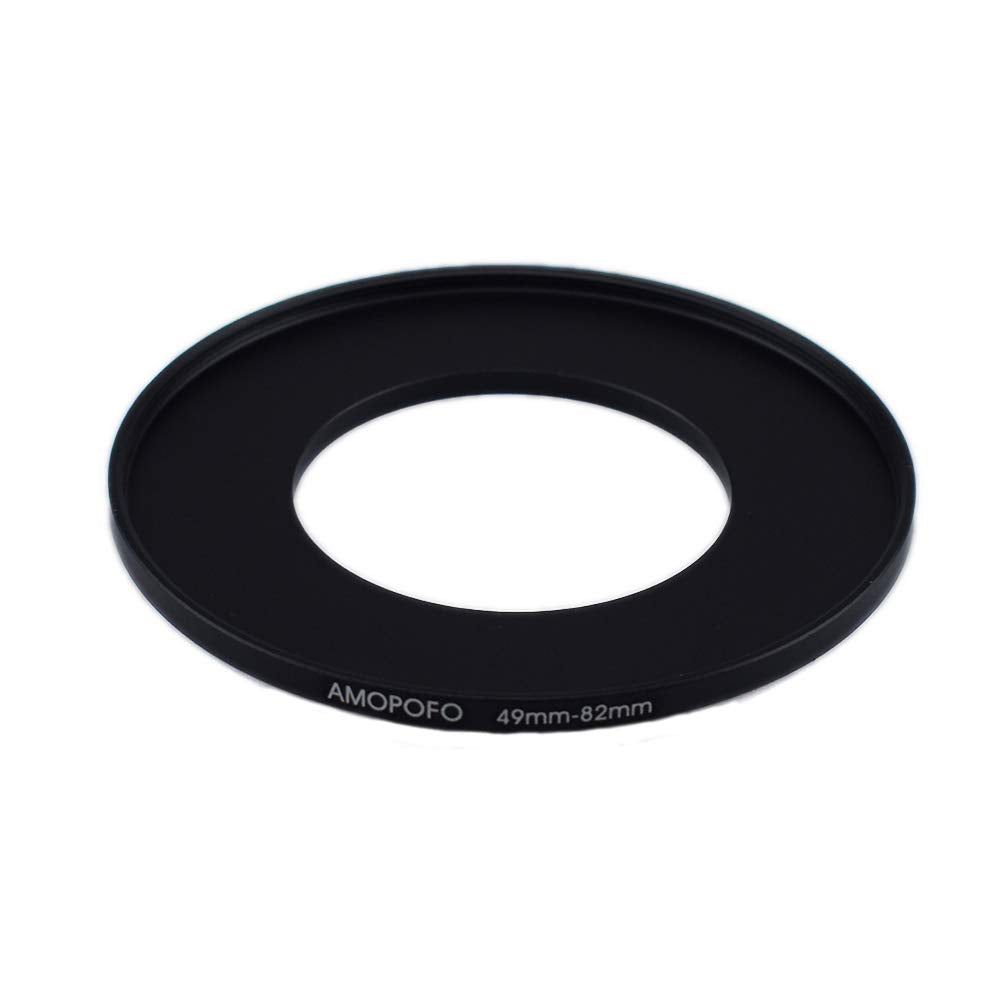 49Mm To 82Mm Step Up Ring Filter Adapter/49Mm To 82Mm Camera Filter Ring ;Compatible All Brands 49Mm Lens And 82Mm Uv,Nd,Cpl,Metal Step Up Ring