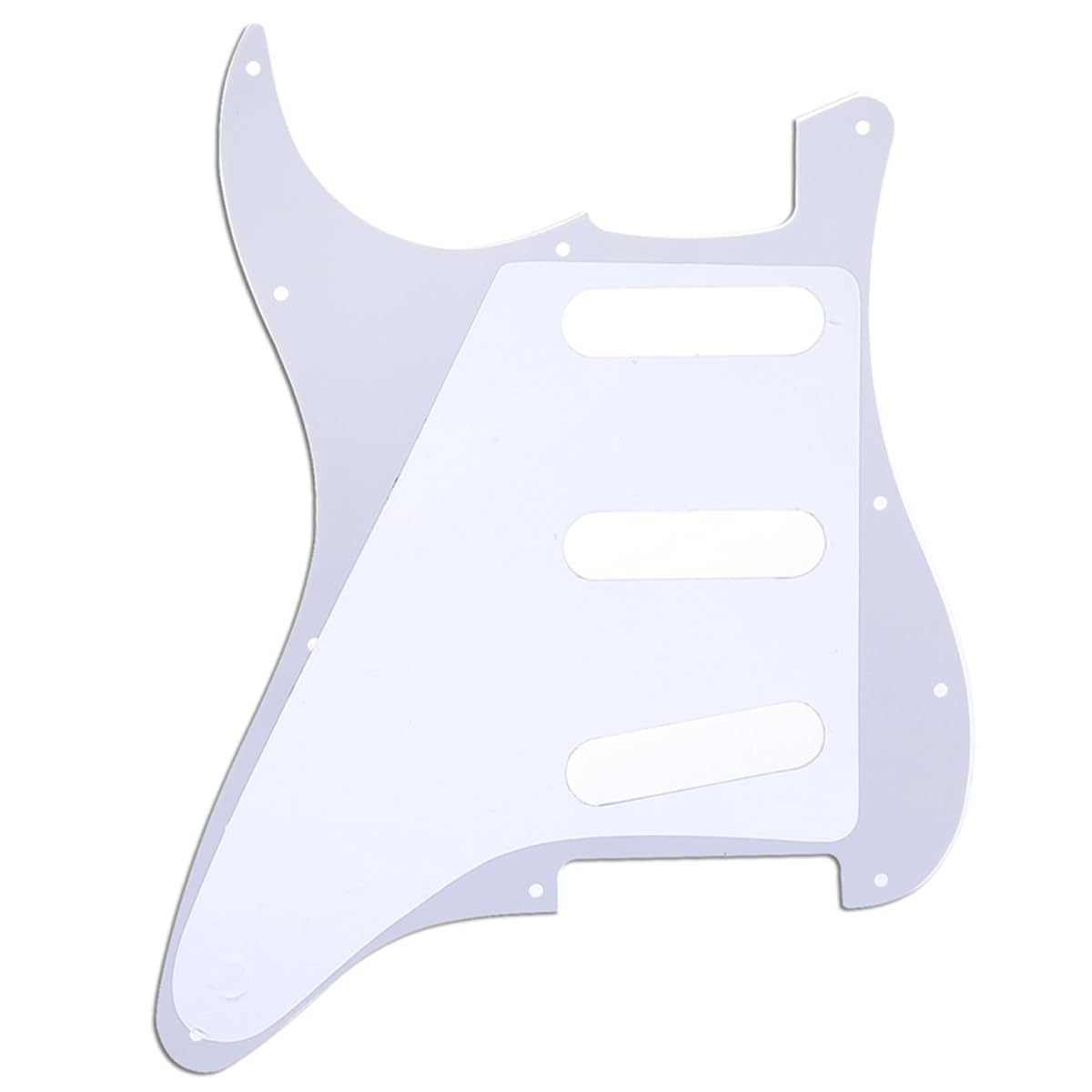 Musiclily Sss 11 Holes Strat Electric Guitar Pickguard For Fender Us/Mexico Made Standard Stratocaster Modern Style Guitar Parts