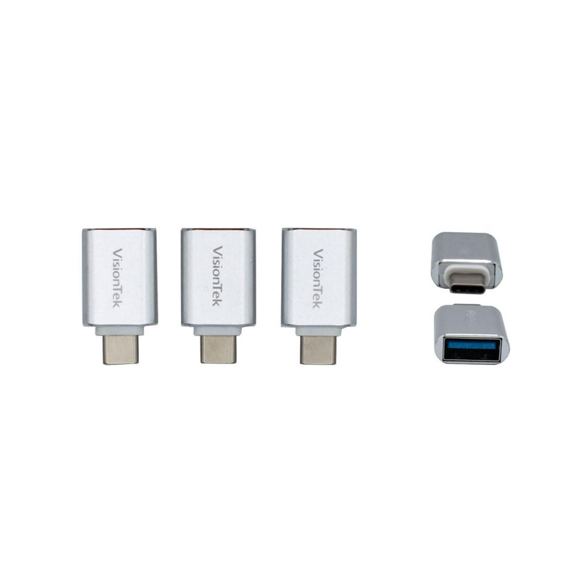 Visiontek 3Pk Usbc To Usba M/F Adapter