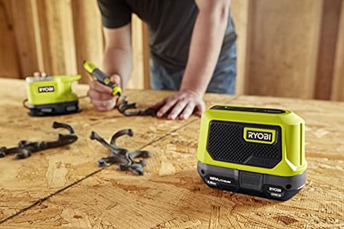 Ryobi One+ Ryobi Pad02B One+ 18V Cordless Compact Bluetooth Speaker (Tool Only)