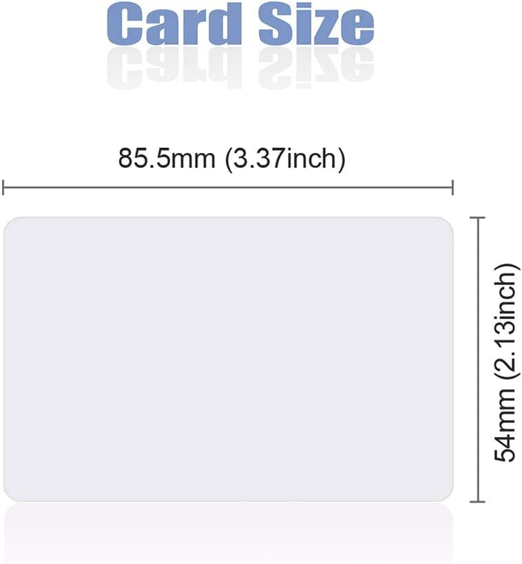 Yarongtech 125Khz Writable Rewrite Blank White T5577 T5557 Plastic Rfid Hotel Key Card (Pack Of 20)