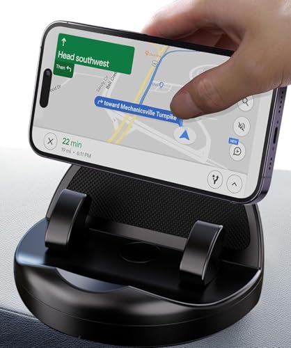 Verox Universal 360 Degree Car Mobile Holder For Dashboard NonSlip Silicone Phone Stand For Car, Adjustable Angle For Landscape