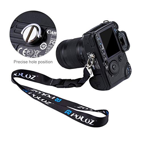 Yosoo Stainless Steel Flat Head D Shaft D Ring 1/4' Mounting Screw Adapter For Dslr Camera/Tripod/Monopod/Qr Quick Release Plate(Type 2)