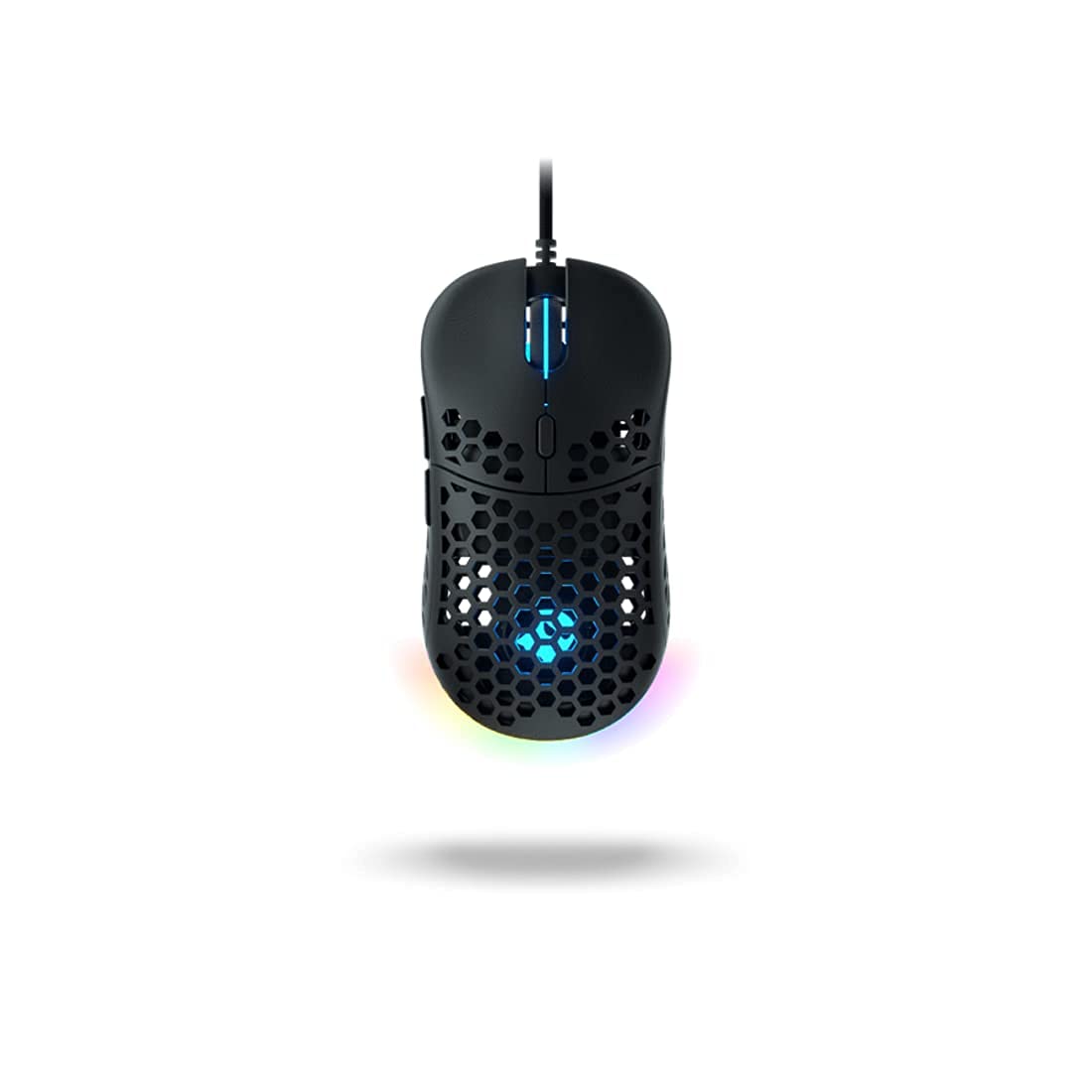 Clutch Chairz Ghost M1 - Belle Delphine Edition - Lightweight Sleeve Cord - Full RGB Gaming PC Mouse - Ultralight Ultra Weave Ca