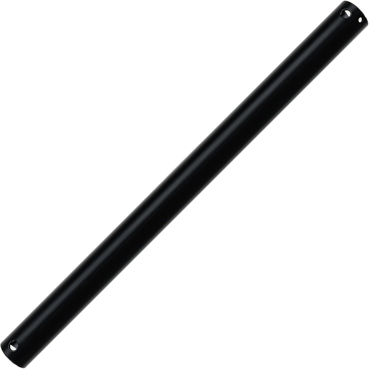 8 Inch Downrods for Ceiling Fans, Dia 1.02 Ceiling Fan Extension Downrod in Matte Black, Unthreaded Ceiling Fan Extension Rod 