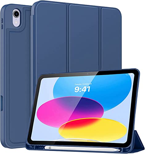 Proelite Smart Case For Ipad (A16) 11Th/10Th Generation (2025/2022) [Auto Sleep/Wake Cover] [Pencil Holder] [Soft Flexible Case]
