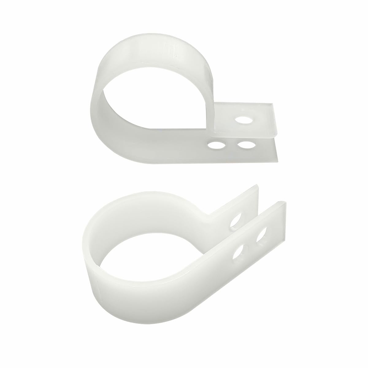 Teansic 50 Pcs 1 Inch R Type Nylon Cable Clamp