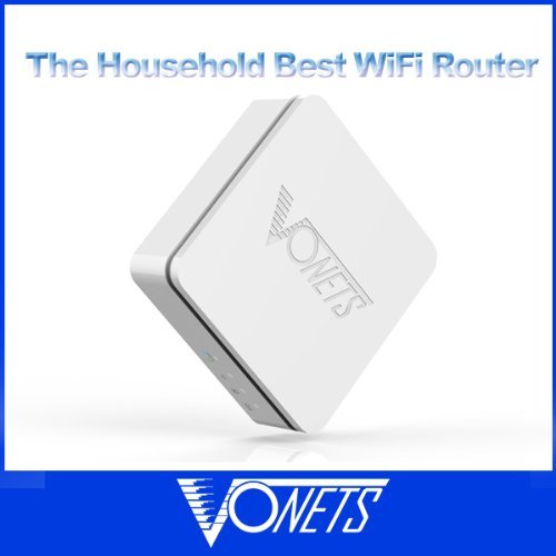 Vonets Var11N-300 Portable Wifi Router 2.4Ghz Wifi Bridge Wireless Repeater Wifi Hotspot To Ethernet Wan/Lan 2 Rj45 Ports(10/100