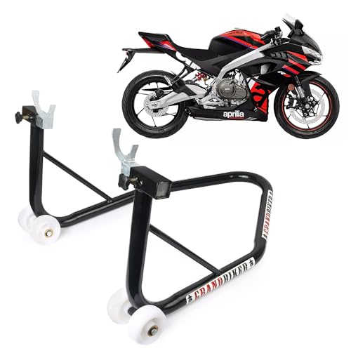 Grandbiker Universal Rear Paddock Stand With Spool Lifting Holders For Rs 457 (Black)