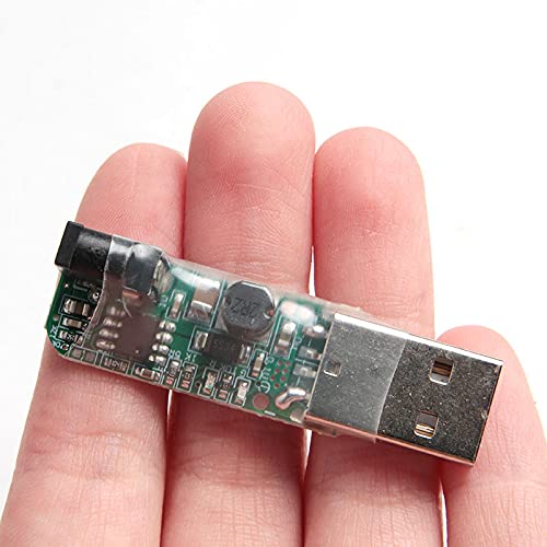 Acxico 2Pcs 5V Usb Charger Module For 2S 7.4V Lithium Li Ion Li Po 18650 Battery Packs 8.4V