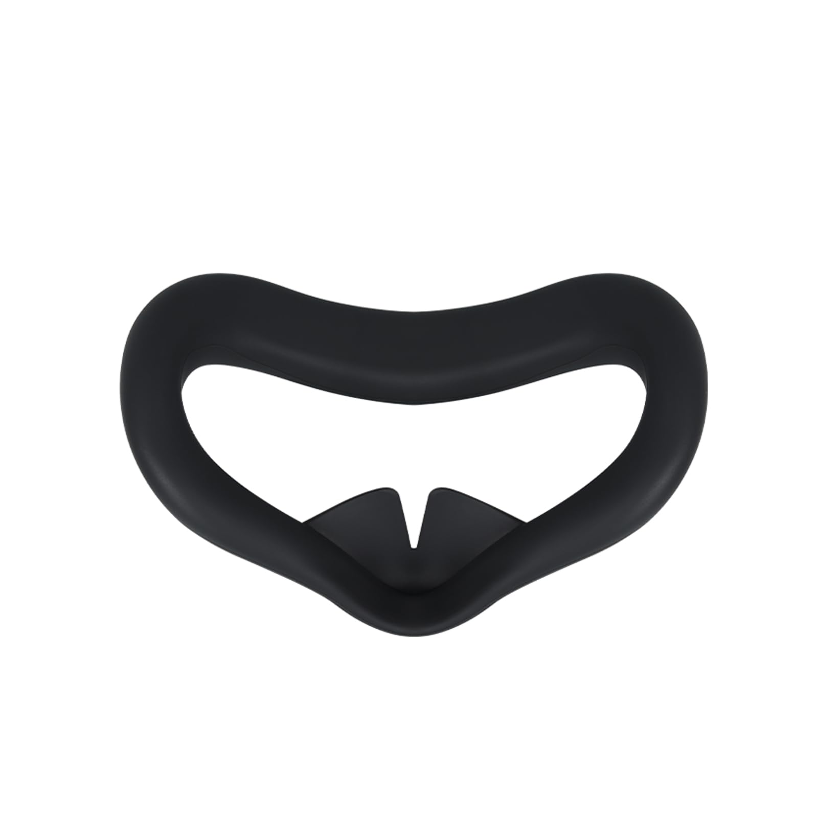 VR Silicone Face Cover Pad for Meta Quest 3S Accessories, Soft Silicone Face Cushion Pad, Sweat-Proof & Anti-Light Face Cover Cu