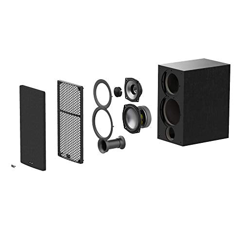 Elac Uni Fi 2.0 Ub52 Bookshelf Speakers (Pair), Black (Ub52 Bk)