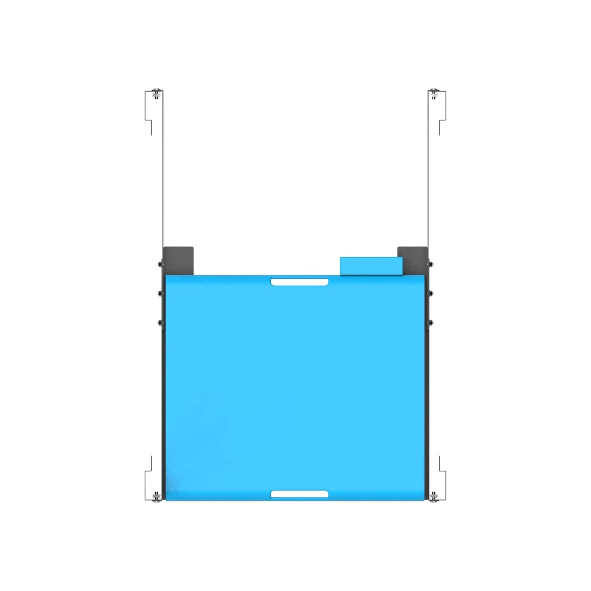 Qiaoyoubang 1U Universal Rack Mount Rails  4 Post Server Rack Shelf Rail 16 29 Inches Adjustable Depth For Apc Hp Ibm Dell Compa