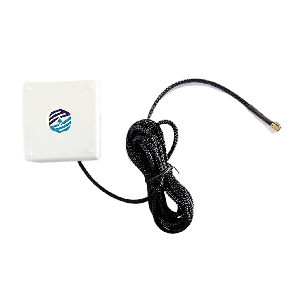 Maswell Wifi 6E Antenna 2.1 7.2 Ghz Screw And 3M Adhesive Mount Ip67 9.8 Inches With Nylon Overbraids Cable For Wifi 5 Wifi 6 Wi