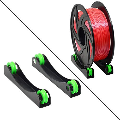 Iverntech 1 Spool Sheet Metal 3D Printer Filament Holder For Pla, Abs, Wood, Tpu, Nylon, Flexible Materials