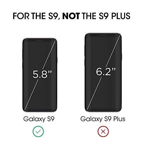 Amfilm Glass Screen Protector For Galaxy S9, Samsung Galaxy S9, 3D Curved Tempered Glass, Dot Matrix With Easy Installation Tray