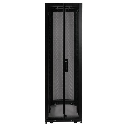 Tripp Lite Sr42Ubmd 42U Smartrack Mid Depth Rack Enclosure Cabinet With Door And Side Panel, 3000 Lb. Capacity