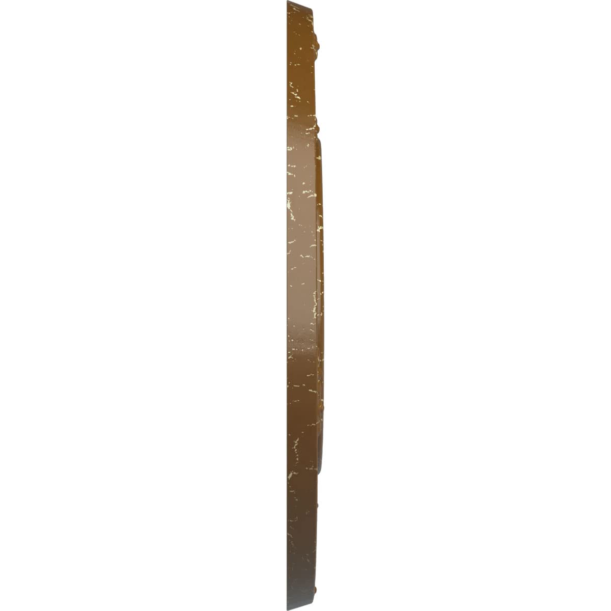 Ekena Millwork Cm08Dnstc Daniela Ceiling Medallion, 8''Od X 3 7/8''Id X 1/2''P, Hand Painted Smokey Topaz Crackle