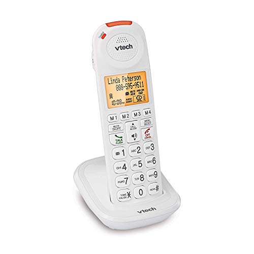 Vtech Sn5107 Amplified Accessory Handset With Big Buttons & Large Display For Sn5127 & Sn5147 Senior Phone Systems, Multi